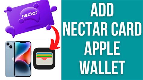 nectar card apple wallet